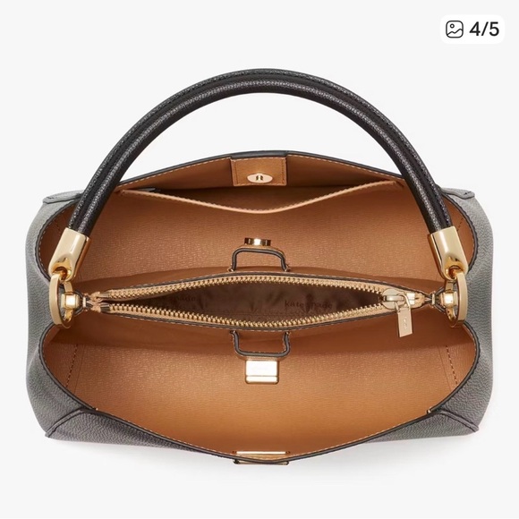 🖤 Kate Spade Phoebe, refined grained leather m top handle bag - Picture 4 of 6